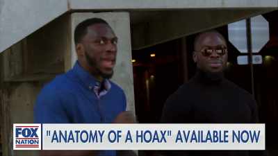 So we did that, and then
I threw him to the ground. - Jussie Smollett: Anatomy of a Hoax