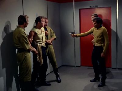 So you die, captain,
and we all move up in rank. - Star Trek