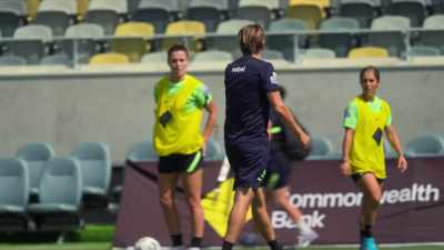 So E-V-E is gonna
make the run when you're running, - Matildas: The World at Our Feet