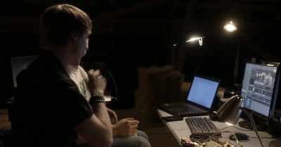 So we edit everything here
on Zach's sweet rig. Up top. - Assimilate