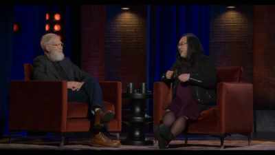 So after every joke bombed he would go...
[imitates rim shot] - That’s My Time with David Letterman