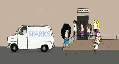 -So everyone at Island was
just distraught.-[screaming] - The Sparks Brothers