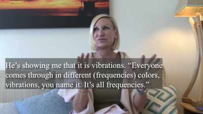 >> So everything vibrates
at a different level, - Hacking the Afterlife
