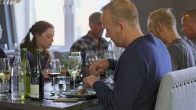 So far, these diners have
been very receptive and - Restaurants at the End of the World