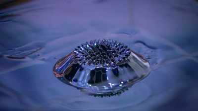 So, ferrofluid is from the word ferro,
which is for iron, - Bill Nye Saves the World
