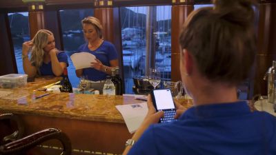 So, first menu, Green Goddess. - Below Deck