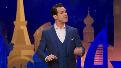 So, for this evening,
"front bottom" and "back cunt." - Jimmy Carr: The Best of Ultimate Gold Greatest Hits