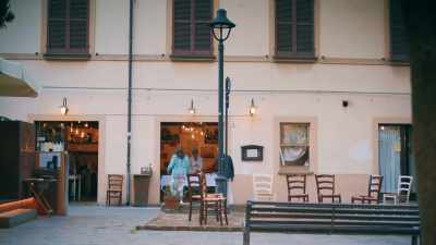 So, Francesca is taking
me to a local place - Stanley Tucci: Searching for Italy