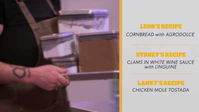 So, my game plan is I want
to start with the cornbread - Secret Chef
