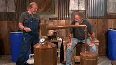 So, your game plan,
that's to get to about 120 - Moonshiners: Master Distiller