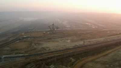 So, to get to it,
the Germans have dug a hole so big - Europe From Above