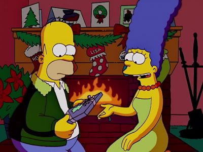 So my gift to you is a gift for you to give me. - The Simpsons