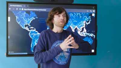 So, this global picture - Plastic Earth