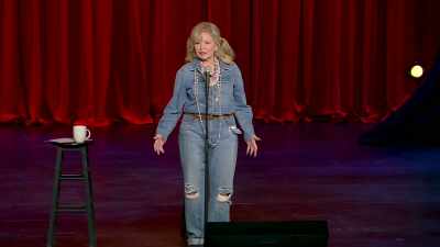 So we go in there,
and he rolls over - Roseanne Barr: Cancel This!
