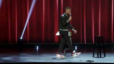 So, you go to take a piss
and you be like, "Aw, shit--" - Marlon Wayans: Woke-ish