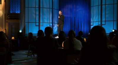 So he goes,
"Look, I don't know what this is, - Nate Bargatze: The Greatest Average American