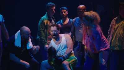 ♪ So you got a good shot,
but don't get cocky ♪ - Kinky Boots: The Musical