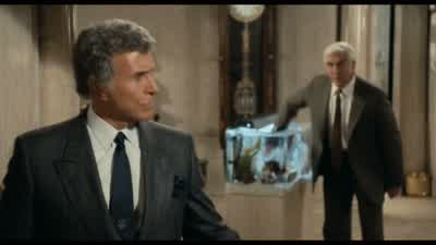 So they got him to the hospital in timeHe's in the intensive care ward at Our Lady of the Worthless Miracle - The Naked Gun: From the Files of Police Squad!