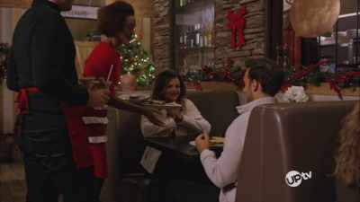 So we got two BLT's on rye,
and two strawberry shakes. - A Christmas Recipe for Romance
