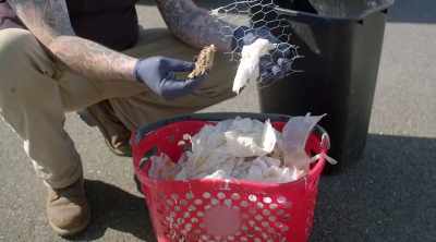 So, your grease from your
cooking being dumped, - Sewer Divers