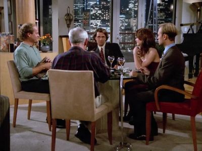 So halfway through the interview,
her stomach starts rumbling. - Frasier