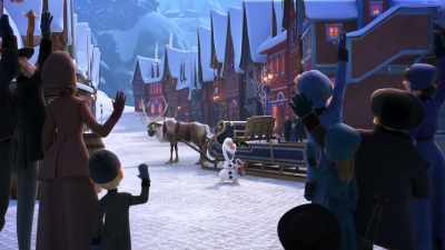  ♪ So happy, merry,
 yuletide carol - Olaf's Frozen Adventure