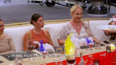 So, we have a penne rigate
with cherry tomatoes, - Below Deck Sailing Yacht