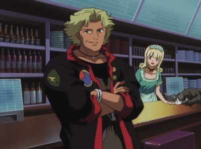 So have a seat.
The drinks are on me. - Cowboy Bebop