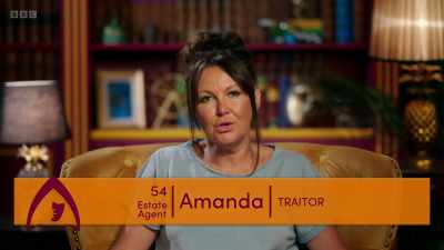 So we have
the three people on trial... - The Traitors