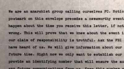 So, you have the typeface, - Unabomber: In His Own Words