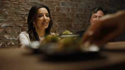 - So we have
yakitori tapioca tostada. - Eva Longoria: Searching for Mexico