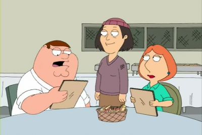 So, you having a good time
there, Chief Diamond Phillips? - Family Guy