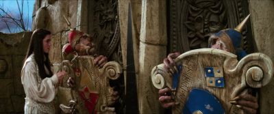 So if he told me that this door leads to the castle - Labyrinth