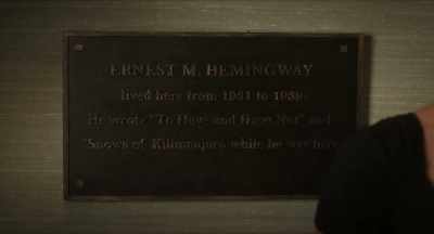So Hemingway lived
here from 1931 to '39. - The Fabulous Four