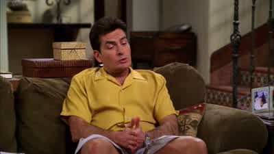 So here I am asking you. - Two and a Half Men
