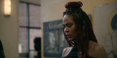 So, "Here the artist
has imagined a conversation - Harlem