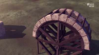 So here, the Romans erected vaults
in which the cut stones - Roman Megastructures