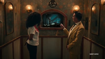 So... here is your
parents' house. - Adult Swim Yule Log