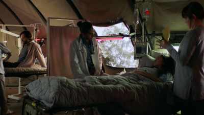 So we hooked you up
to some IV fluid - The Crossing