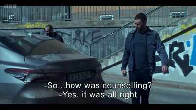 -So...how was counselling?
-Yes, it was all right - Beck 50 - Deadlock