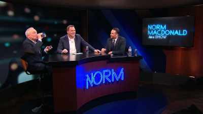 - So, Howard Cosell, I think he hosted...
- We're not talking about Howard Cosell! - Norm Macdonald Has a Show