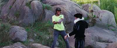 So I brought him along to a film shoot - Diamantino
