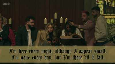 So, because I did so well, - The Traitors