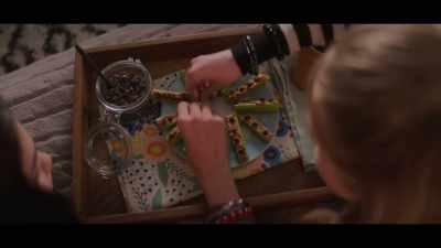 So I found myself back at Stacey's
that night, eating ants on a log. - The Baby-Sitters Club