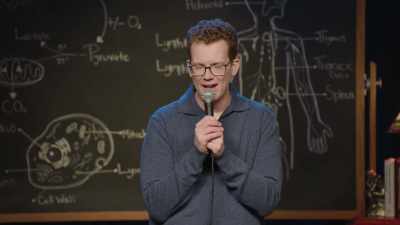 So I go see my doctor
about that, and he's like, - Hank Green: Pissing Out Cancer
