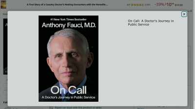 So, I got a copy - Thank You Dr. Fauci