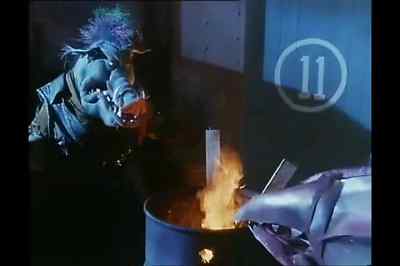 So I got out my razor
and slit his throat. - Meet the Feebles
