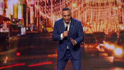 So I hop up on the
table, but I put - Russell Peters: Deported