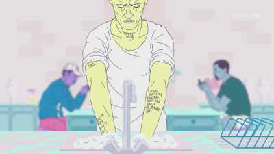 So I like, I washed everyone's dishes - ZEF - The Story of Die Antwoord