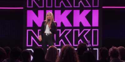 So I was like, "Oh my God,
if this guy thinks she can't breathe now." - Nikki Glaser: Bangin'